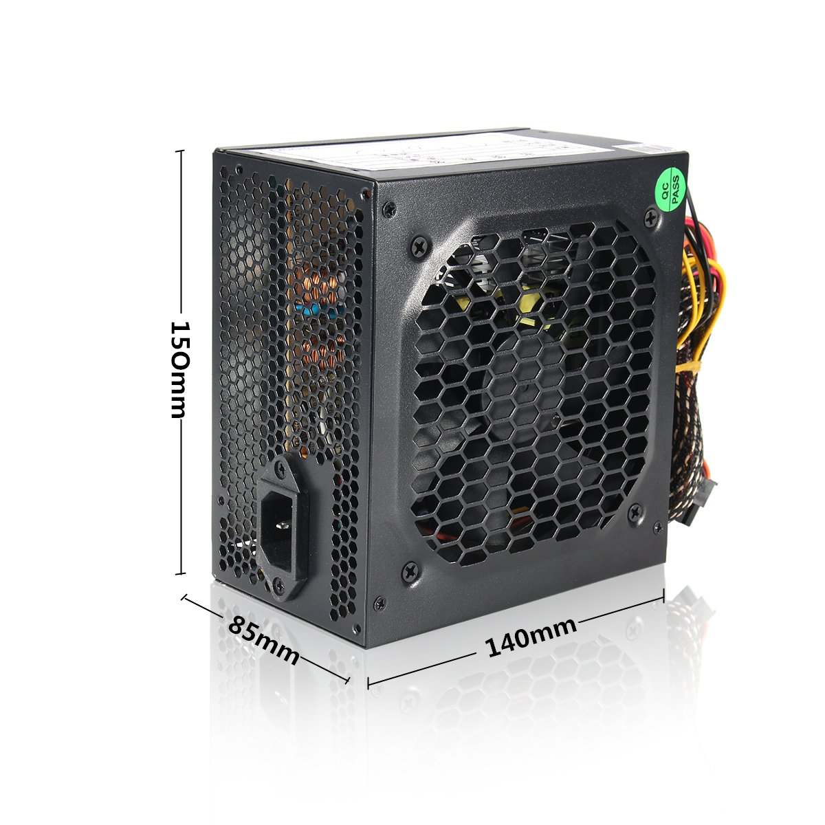 450W PC Computer Power Supply Computer PC CPU Power Supply 20+4-pin 12cm Fans ATX 12V Molex PCIE w/ SATA PCI Connect Computer