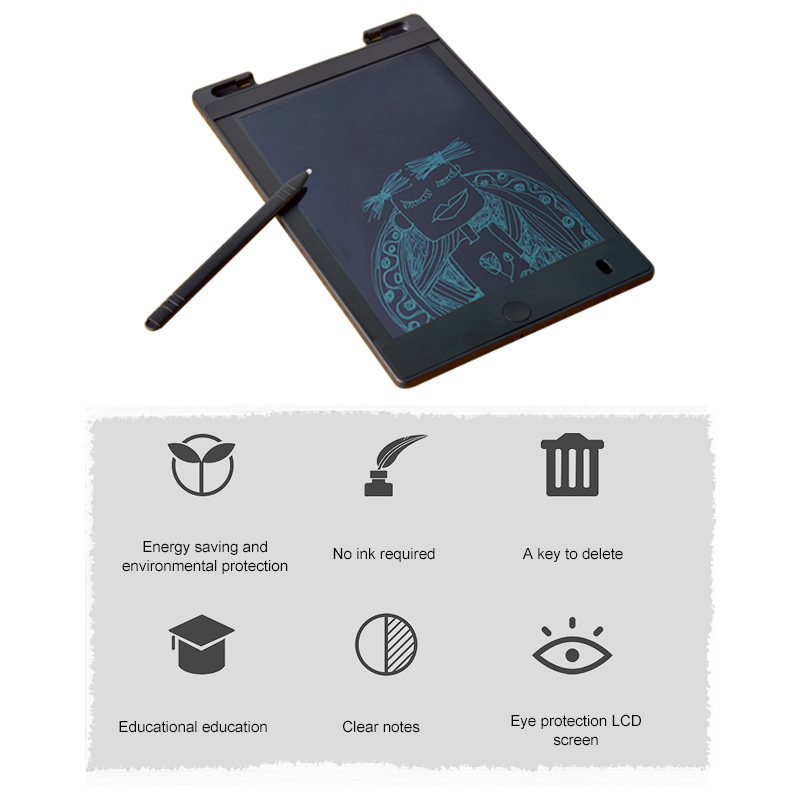 Electronic Drawing Tablet LCD Writing Tablet 8.5 Inch Erasable Digital Graphics Tablet Drawing Tablet Pad Board Kids With Pen