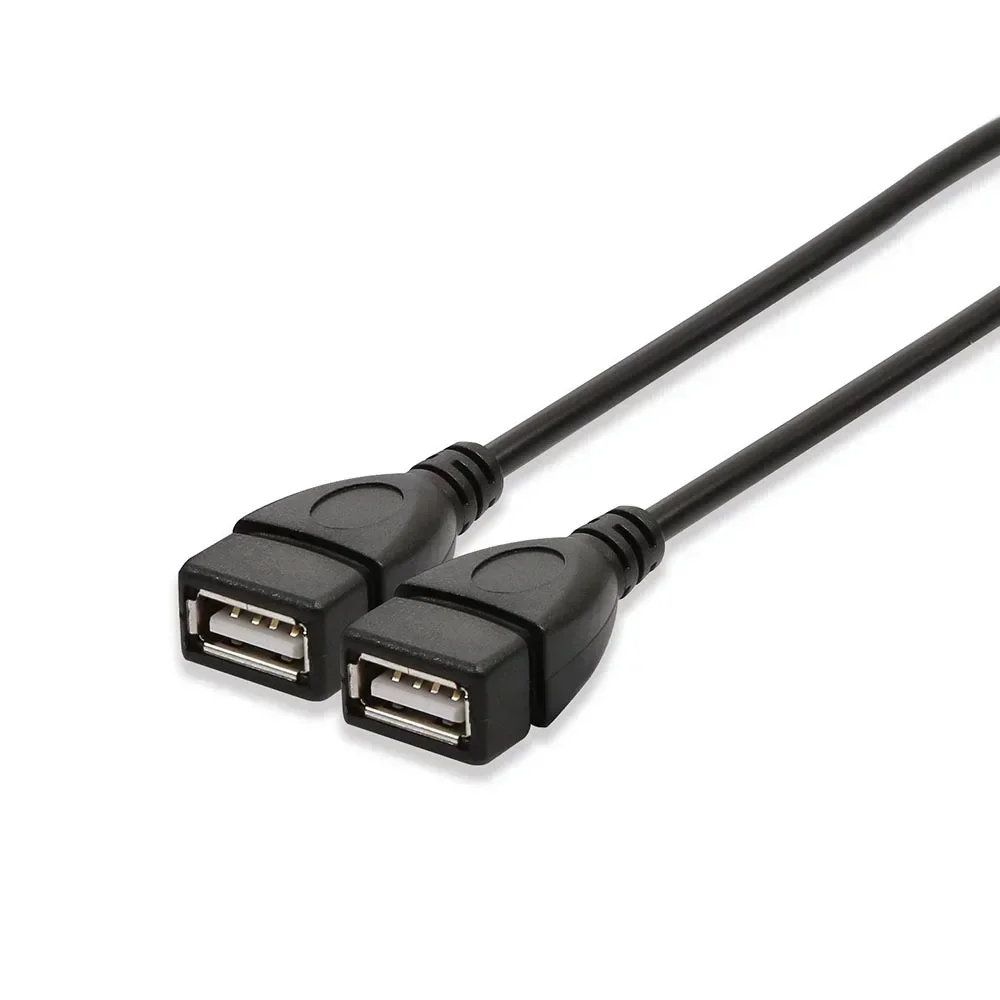 Uniwersalny rozdzielacz USB 3.0 2.0 męski na podwójny USB 3.0 żeński Jack 2-portowy koncentrator USB Adapter kabla do laptopa