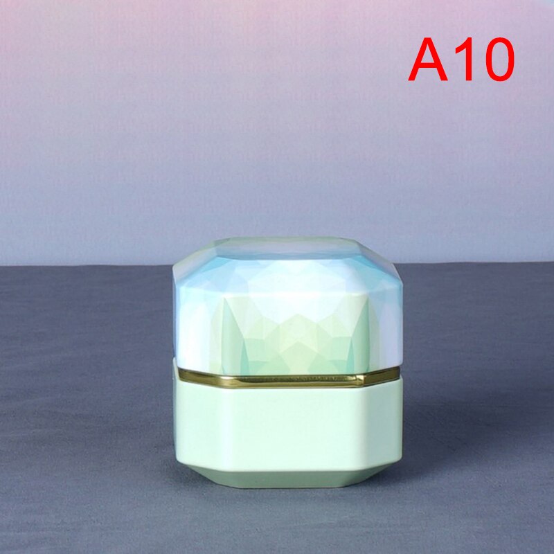 Diamond Shape Mini Tin Tea Coffee Candy Storage Box Tea Caddy Metal Case Wedding Party Box: Black