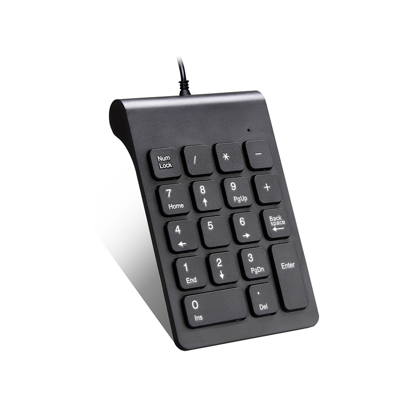 Multifunctional Numeric Keypad 2.4GHz Wired Numpad 18 Keys Digital Keyboard For Accounting Teller Laptop Notebook Tablets