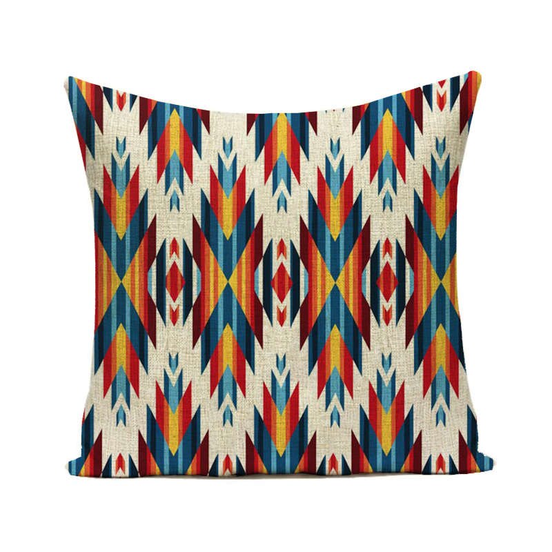 Sierkussen Gevallen Bohemian Aztec Geometrische Patroon Kussenhoes 45Cm X 45Cm Thuis Woonkamer Decoratie Linnen/katoen Kussensloop: 16