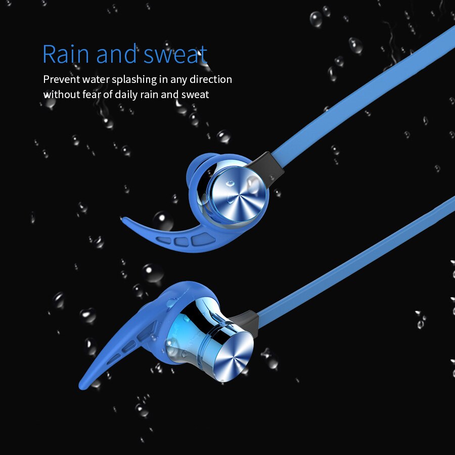 XT22 Sports Bluetooth Earphone Magnetic Attraction Wireless Headset Support TF SD Card Stereo Bass Waterproof Headphone With Mic