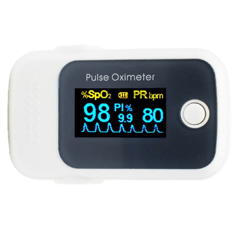 Protable SpO2 Finger Clip Pulse Oximeter Fingertip Adult Heart Rate Monitor