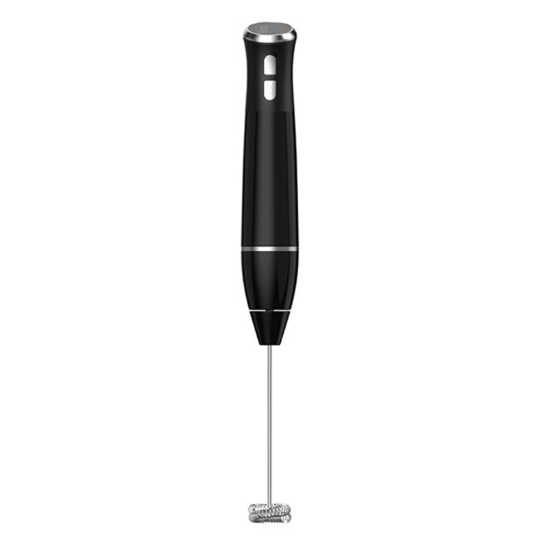 Practical Electric Hand-held Milk Frother Whisk USB Rechargeable 2 Speed Beverage Coffee Blender Foam Machine Food Blender
