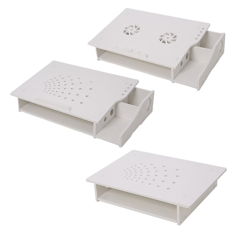 Multi-function Desktop Storage Rack Organizer Laptop Computer Screen Riser Shelf K92C