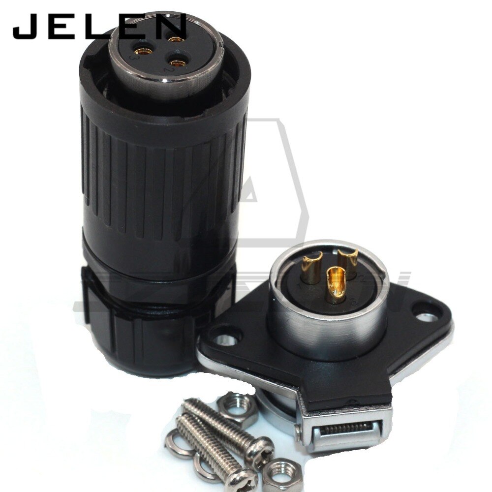 HE20 – connecteur étanche, 12V, 30A, IP67, câble électronique à carte, prise mâle en plastique, femelle, montage sur panneau