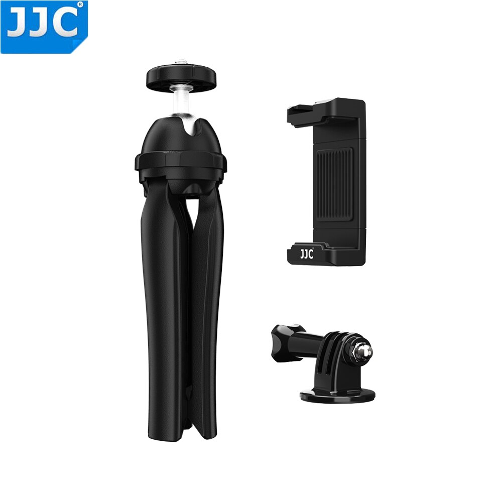 Jjc vlog kamera mini stativ stativ for sony  zv1 rx100 vii  a7 iii  a7r iv canon  g7x mark iii ii panasonic  gx85 g7 nikon  z6: Svart