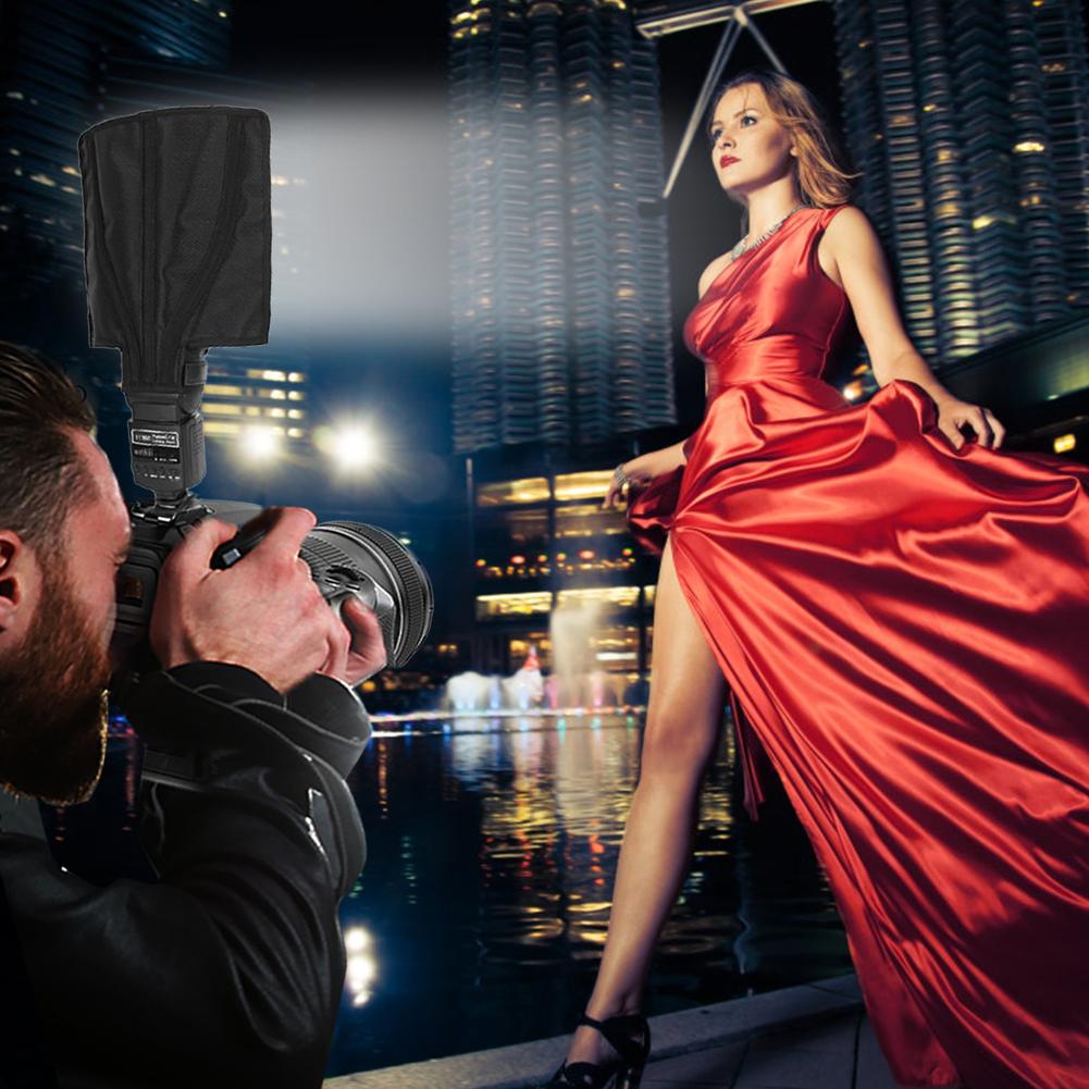 Opvouwbare flitsreflector softbox diffuser speedlite fotografie reflector