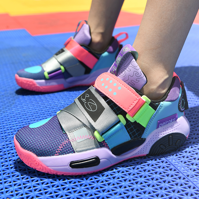 freundlicher Mädchen Basketball Schuhe Gepolsterte Stoßdämpfung Bequeme Sportliche Sport Laufen Ich bin Freien Nicht-Unterhose Gehen Für freundlicher Jungen