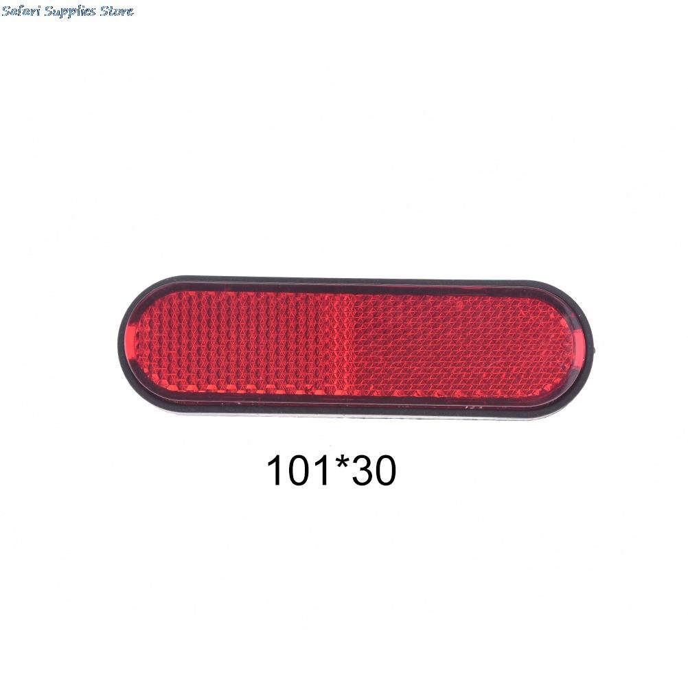 Back Reflective Board Mountain MTB Bicycle Rack Tail Safety Warning Lamp Cycling Bike Rear Reflector Light Red Orange