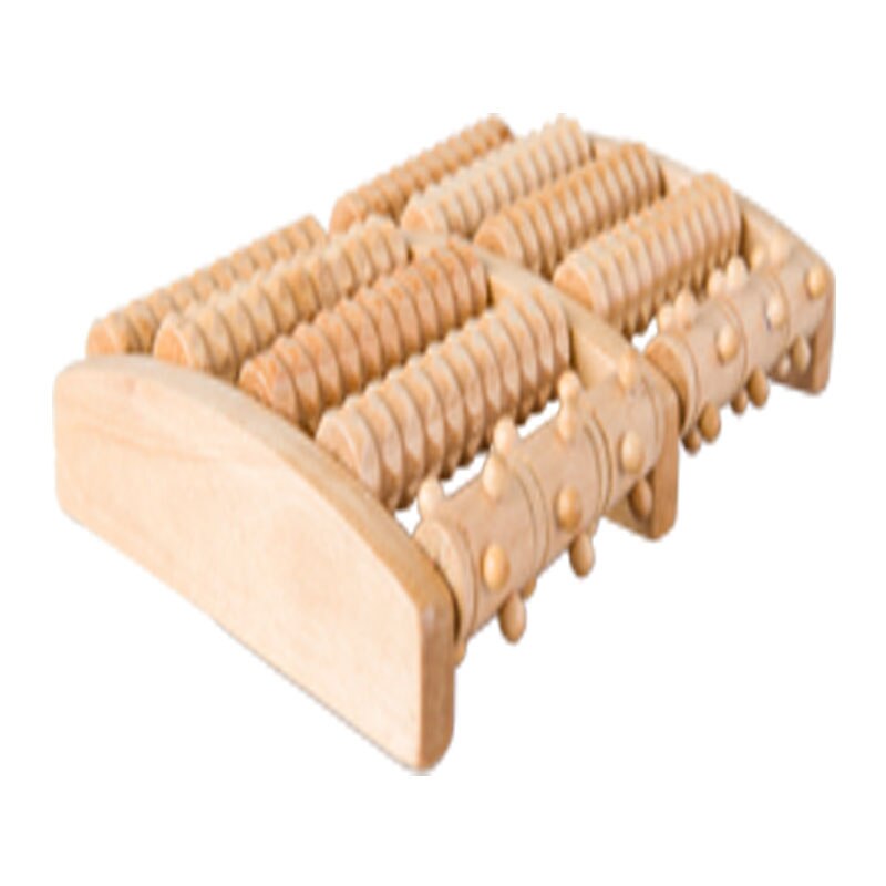 Trä rullfot massager bastu kit stress relief hälsoterapi relax massage tillbehör för bastu
