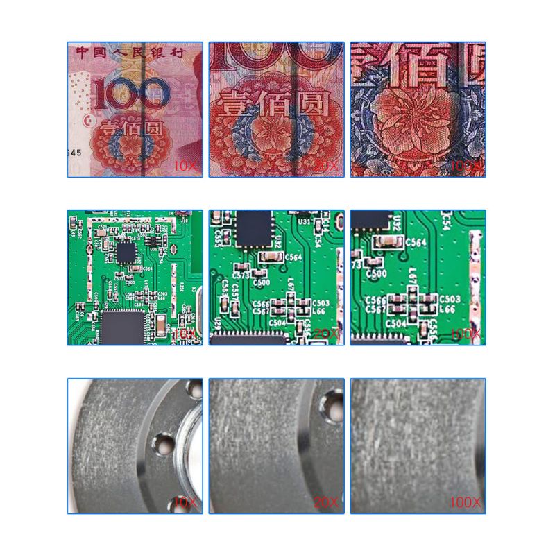 1000X USB3.0 Digital Microscope 5MP HD Camera Electronic Magnifier with Holder