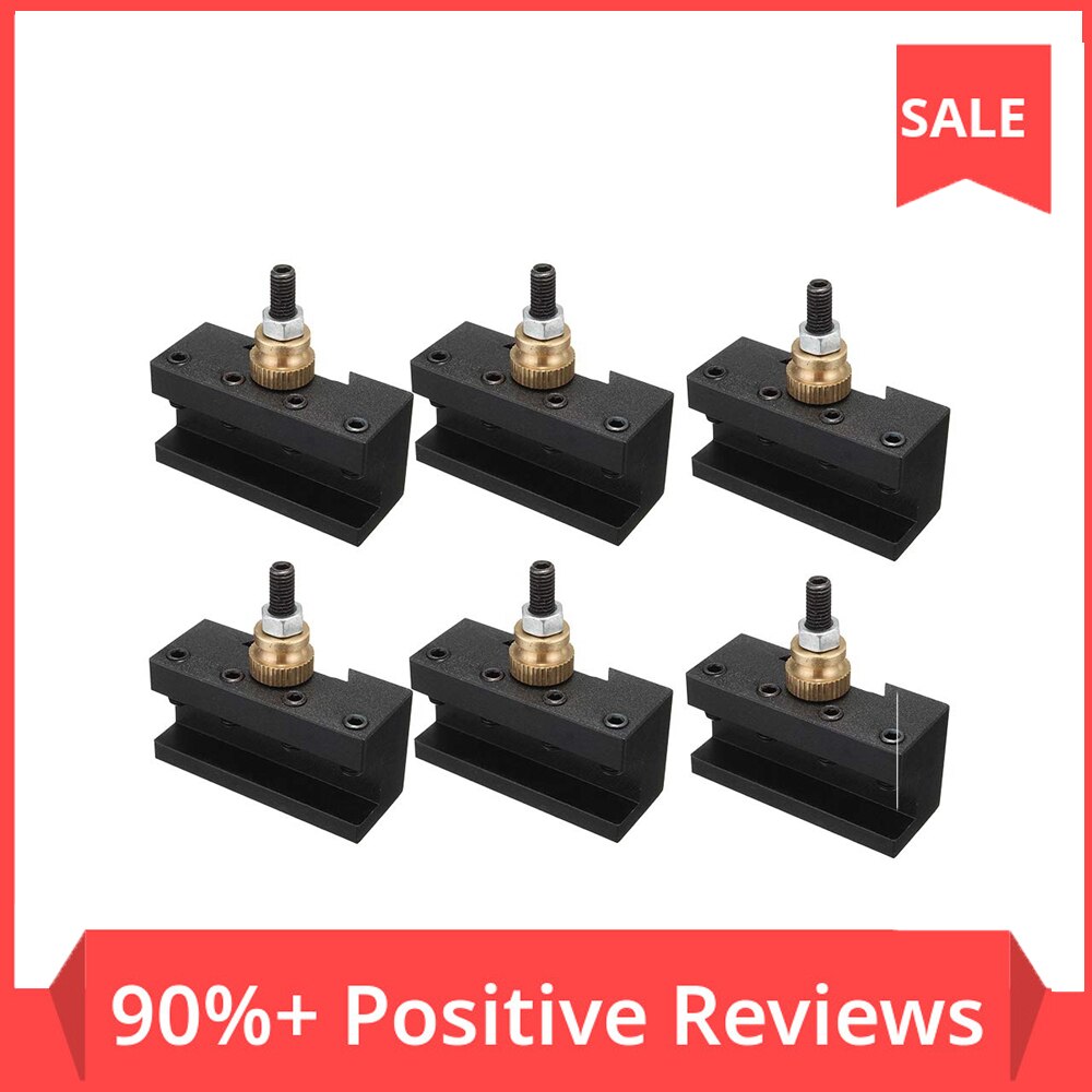 6PCS Tooling Package Mini Lathe Quick Change Tool Post & Holders Multifid Tool Holder