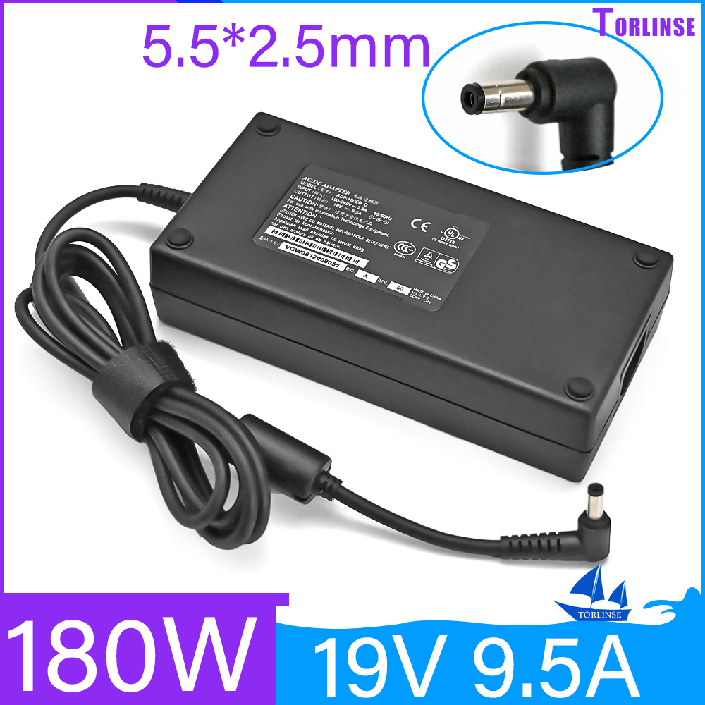 19V 9.5A 180W AC power adapter For MSI GT783S GX60 GX60 MS-16FK GX60S GX70 Destroyer WT60 MS-16F4 ADP-180HB B laptop charger