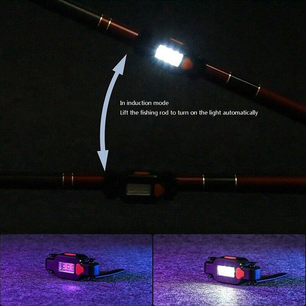 Newest Electronic Led Fishing Rod Sensor Light Gravity Induction Lamp Fish Bite Sound Alarm Bell for Night Fishing