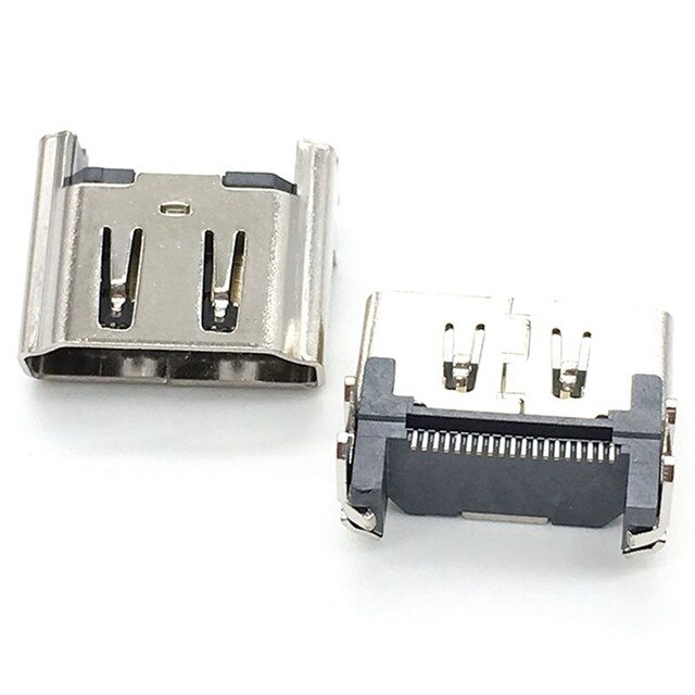 10Stck HDMI Hafen Buchse Stecker Neue Ersatz Teil Für Playstation 4 PS4 HDMI stecker: Ursprünglich Titel