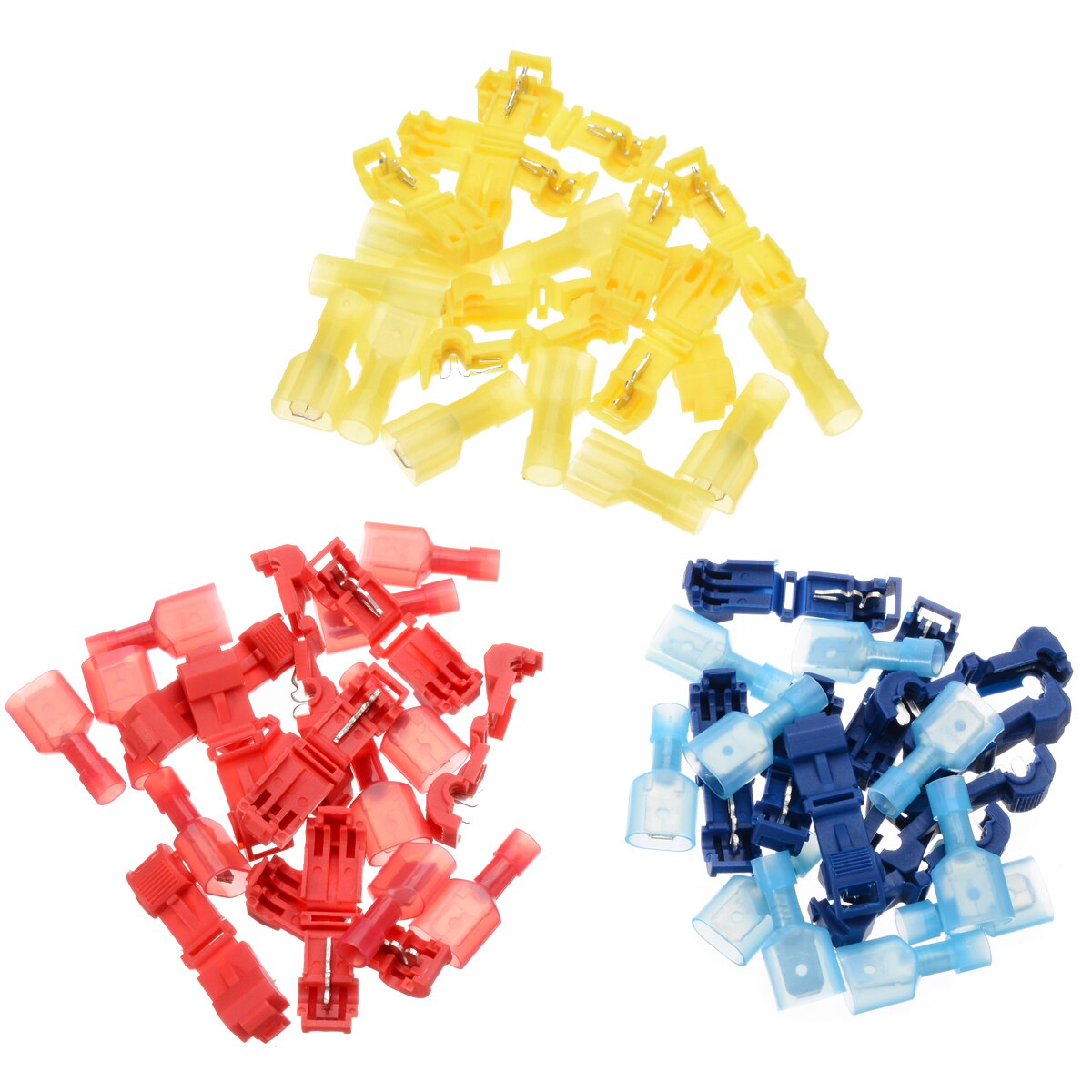 60Pcs Terminals Connectors Quick Splice Wire Connectors Scotch Lock T Tap Draad Gezamenlijke Crimp Kabel Voor Auto Home