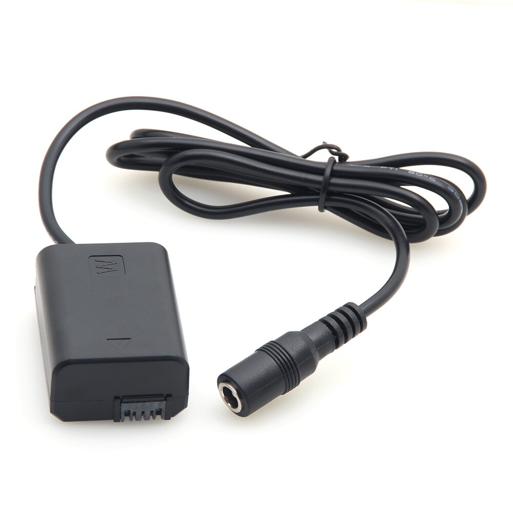 Adaptateur d&#39;alimentation externe de remplacement de batterie factice NP-FW50, coupleur cc pour A7R, A7, A7S, A7S Ii, A5000, A5100, A6000