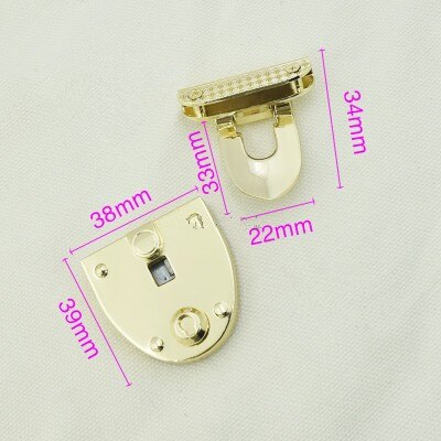 1Pcs Tas Sluiting Lock Voor Diy Handtas Tas Accessoires Handtas Snap Sluiting Case Gespen Onderdelen Hardware Tool: 9
