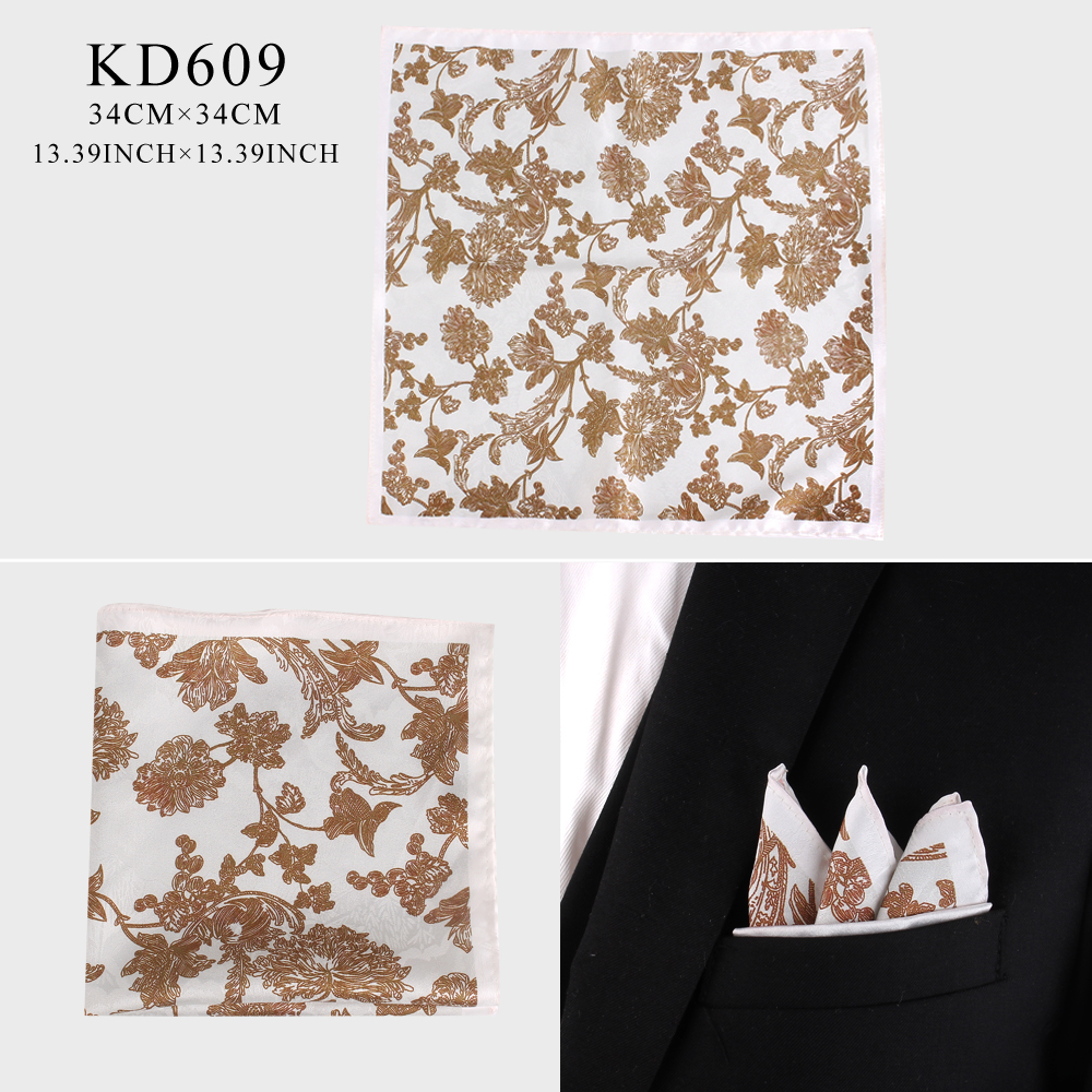 Print Pocket Square For Men Women Floral Printing Kerchief Men's Handkerchiefs Soft Suits Square Handkerchief Towels Scarves: SKY BLUE