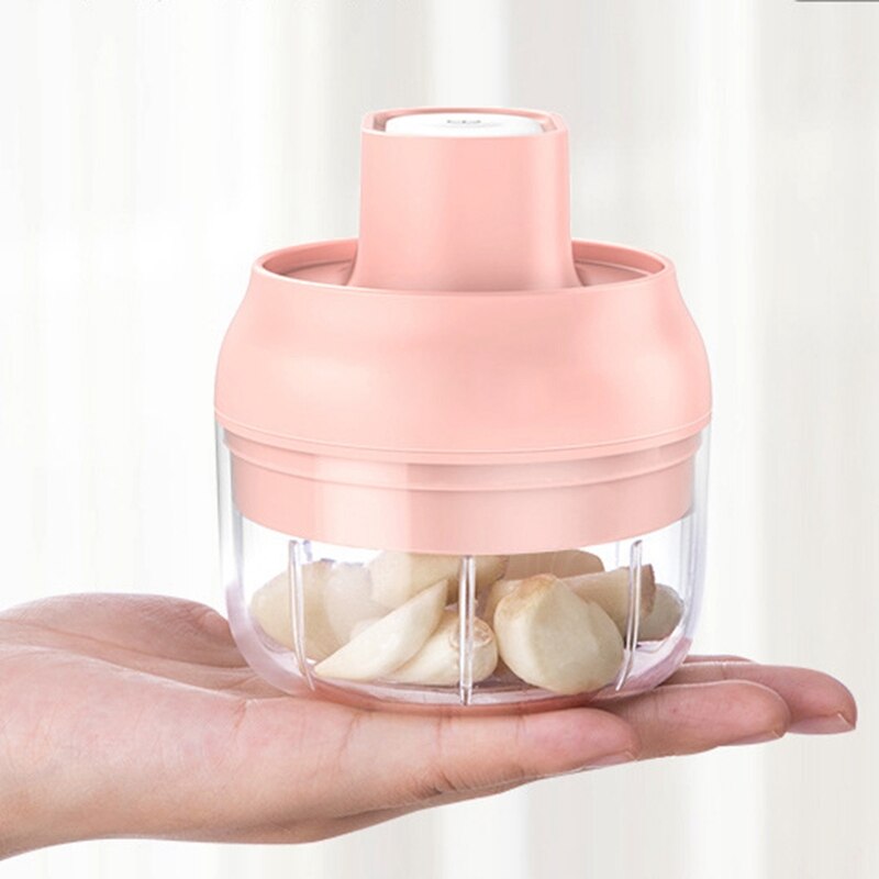 Mini Electric Garlic Artifact, Garlic Stirring Small Cooking Machine, Complementary Food Machine, Meat Grinder