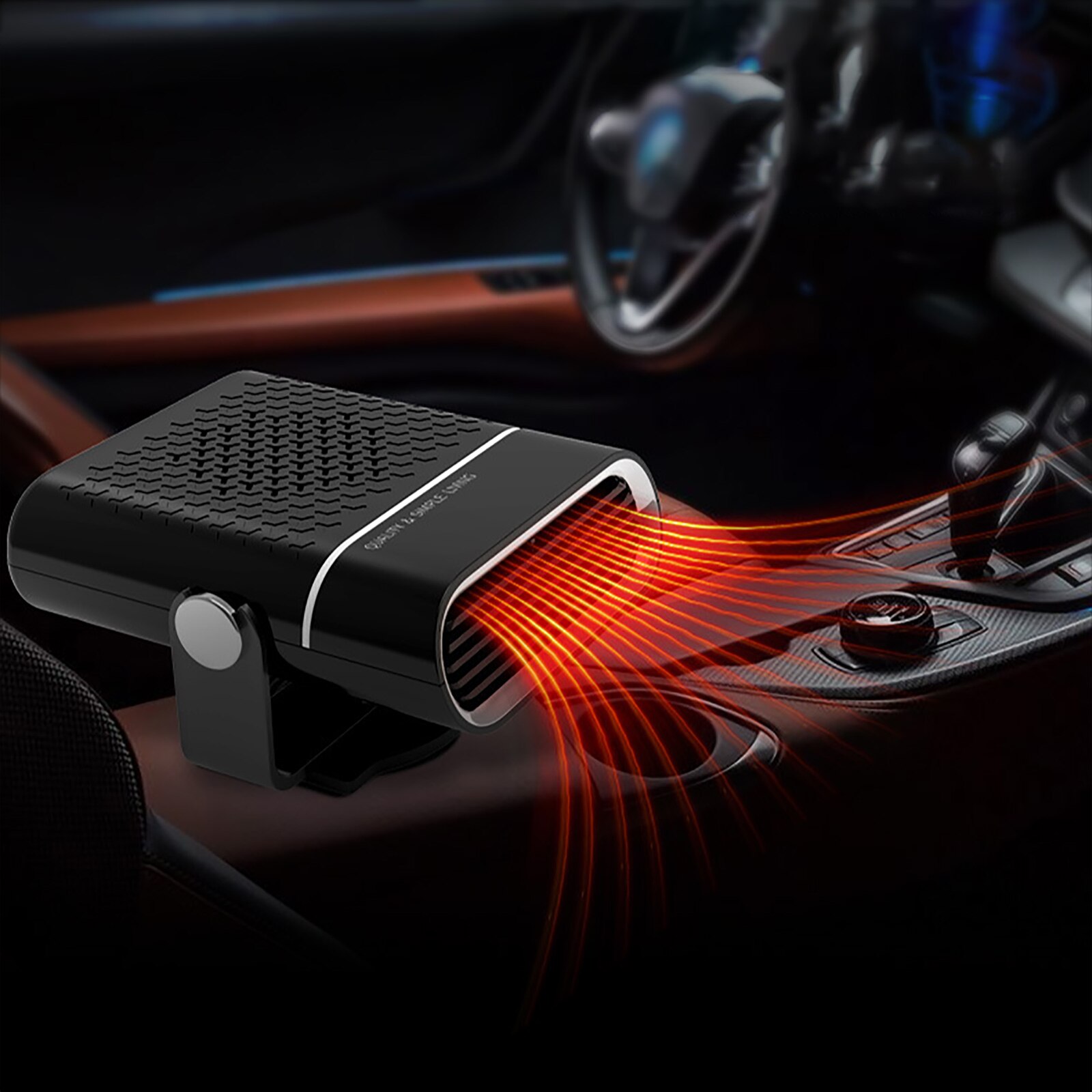 Car Heater Car Interior Heater Mist Eliminator Electric Portable Adjustable 12V DC Universal 12V Cooling Accessories Fan Window