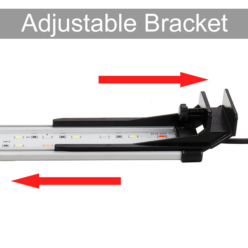 22Cm 10W Aquarium Led Verlichting Verstelbare Plant Licht Aquarium Led Licht Aquatische Slanke Volledige Spectrum Zoetwater Plant groeien Licht