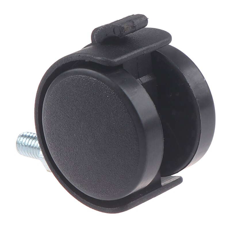 1Pc Stoel Wiel Meubels Caster 1.5 "40Mm M8 Schroef/Plaat Zwenkwielen Vervangen Hardware Trolley stille Rem Bescherming