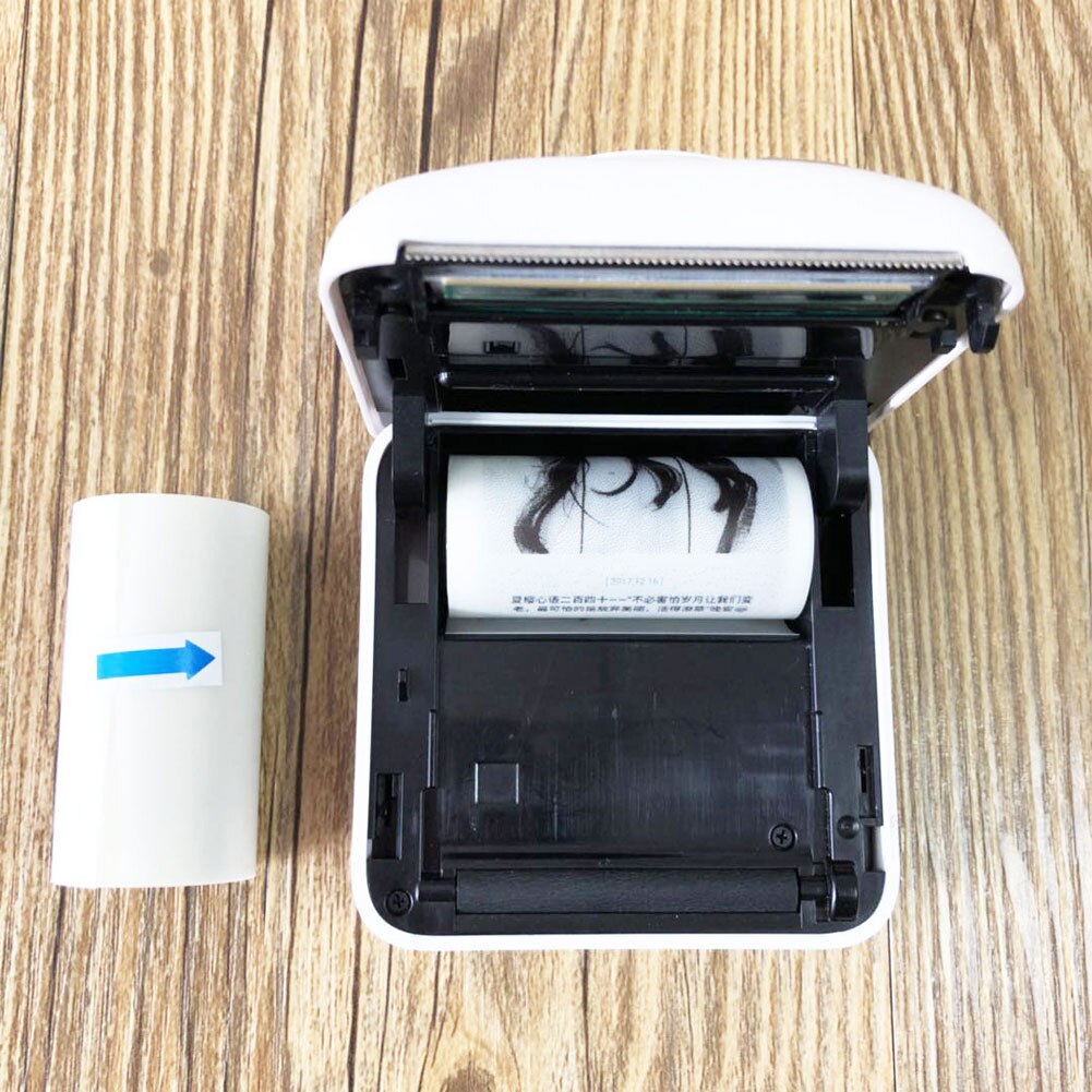 Printable Sticker Paper Roll Self-Adhesive Thermal Paper for PeriPage A6 Thermal Printer PAPERANG P1/P2 Mini Photo Printer