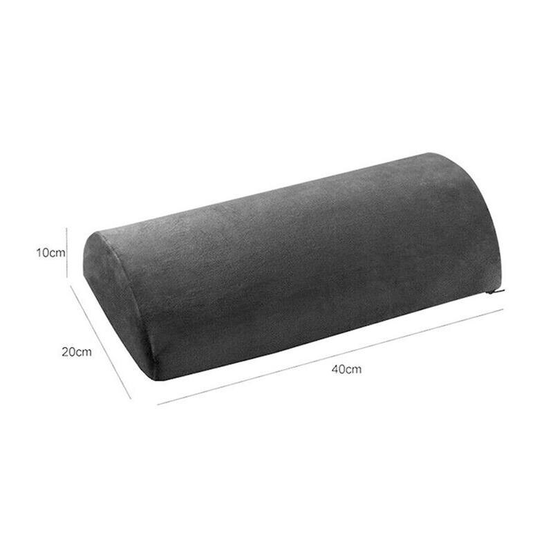 Outdoor Travel Portable Half Moon Bolster Semi-Roll Kussen Enkel Ondersteuning Lumbale Hals Pijnbestrijding Memory Foam Pad