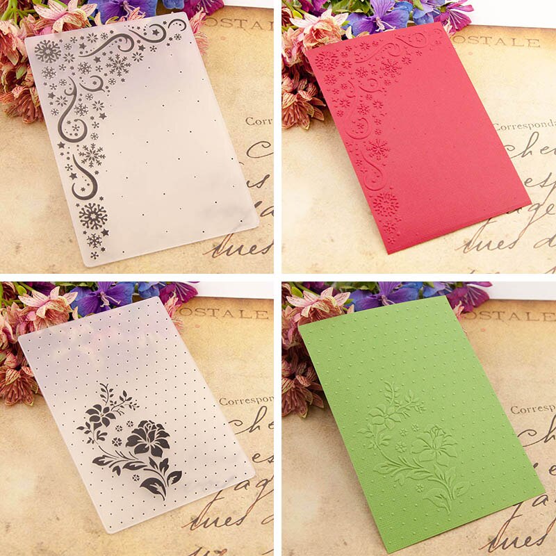 Plantillas de plástico para álbum de recortes, decoración de álbumes de fotos, manualidades respetuosas con el medio ambiente, fabricación de tarjetas de papel, decoración de boda
