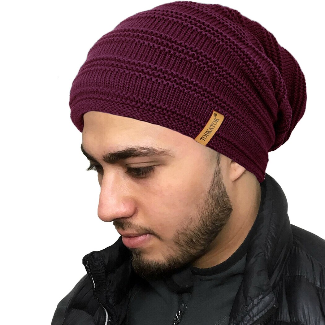 Unisex Beanie caps & Neck Scarf Knitted Hat Set