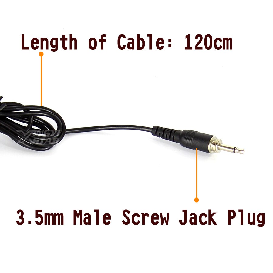 Headworn Condenser Mic Headset Microphone 3.5mm Male Screw Jack Microfone For Karaoke Wireless System Transmitter