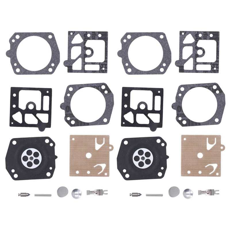 Lawn Mower Repair Kit 2Set Carburetor Rebuild Repair Kit for Walbro K24‑hda for Garden