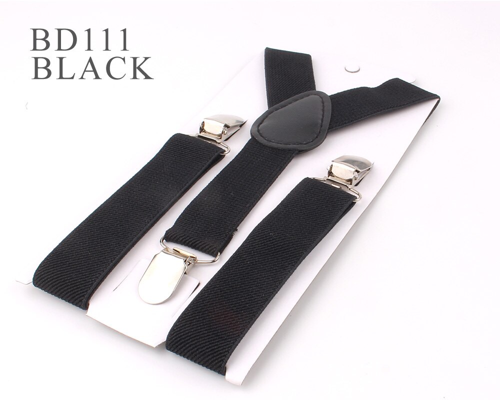 Kids Suspenders Solid Adjustable Elastic Suspender Candy Color Children Braces Wedding Accessories Girls Boys Straps: BD111