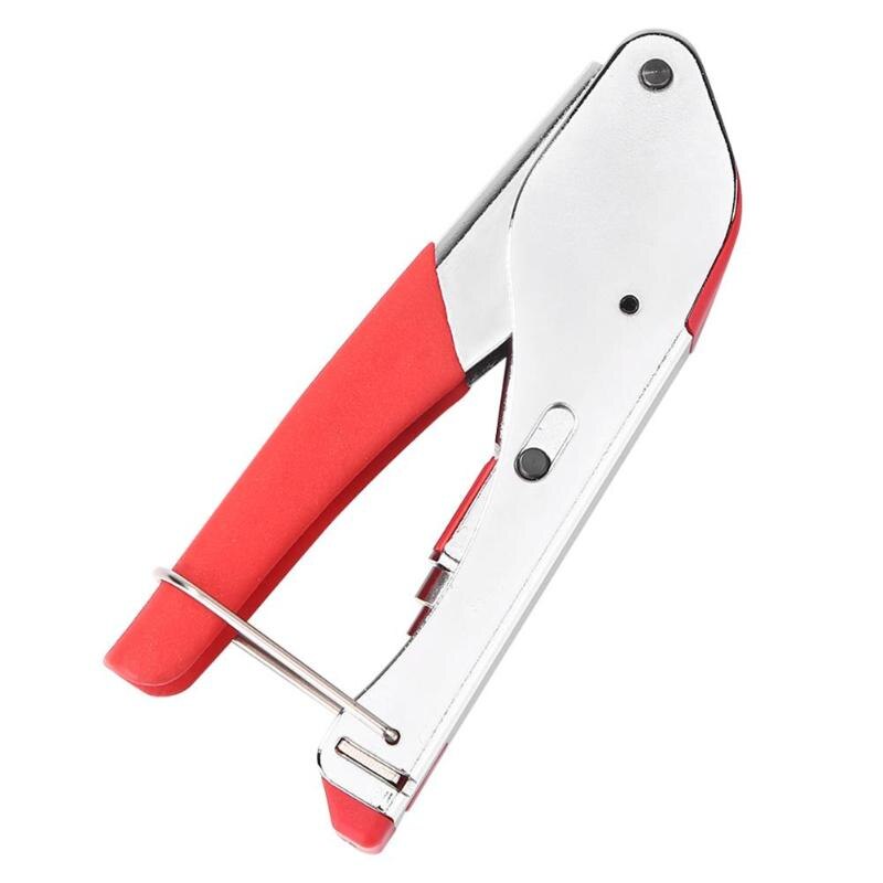 Stripping Terminal Connector Compression Tool For RG6 F Fitting Coaxial Cable Crimper Striper Wire Stripping Pliers Kit