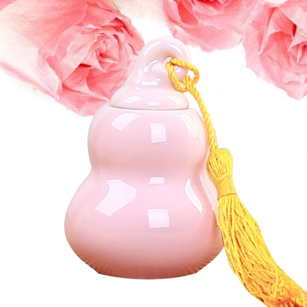 mini ceramiczne naczynie na herbatę słoik gurda kształt butelki Tealeaves garnek na maść w proszku krem)