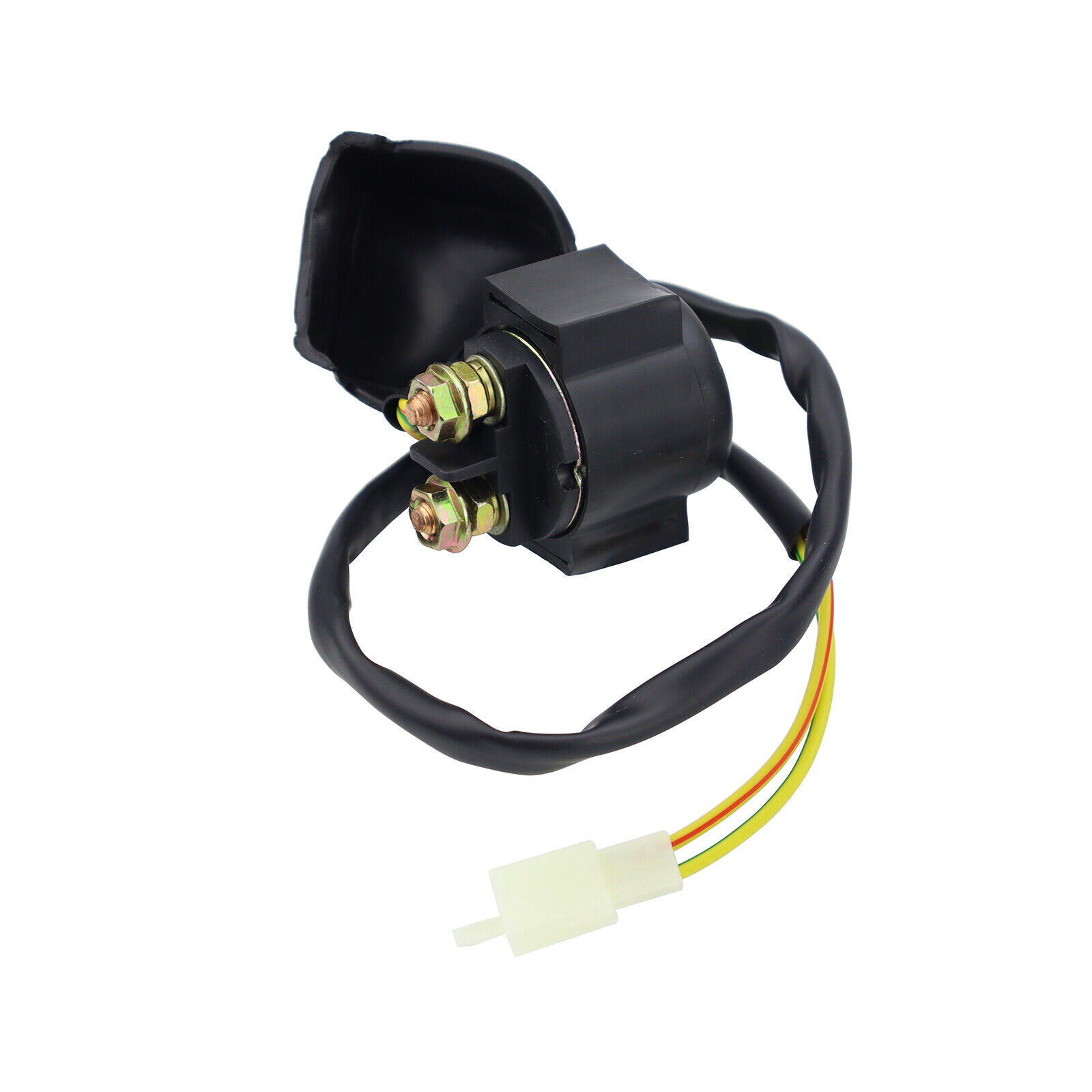 Starter Motor & Relay with Line For 50cc 70 cc 90cc 100cc 110cc 125cc 4 Stroke Quad Wheelers ATVs Bikes Go Karts