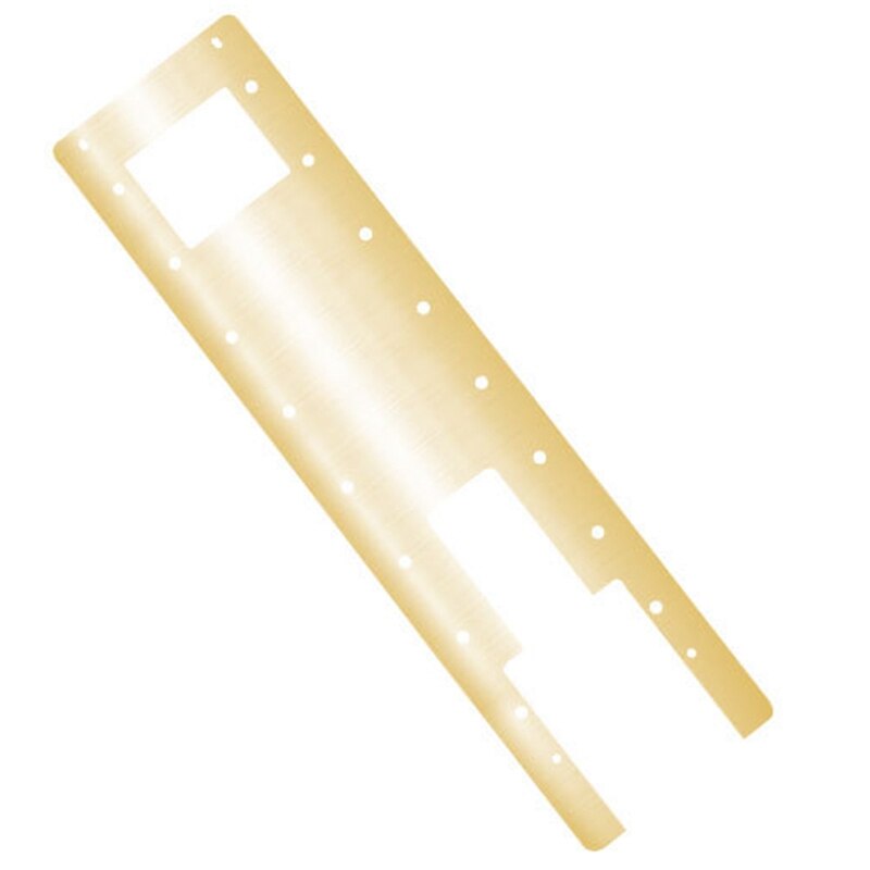 Accessoires pour Scooter électrique Ninebot ES2, pièces de mise à niveau du châssis, plaque de protection blindée, accessoires en acier inoxydable 304: Golden