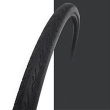 Anti-explosion-700x23C-Bike-Solid-Tire-Fixed-Gear-Road-Bicycle-Tubeless-Tyre-SS: Black