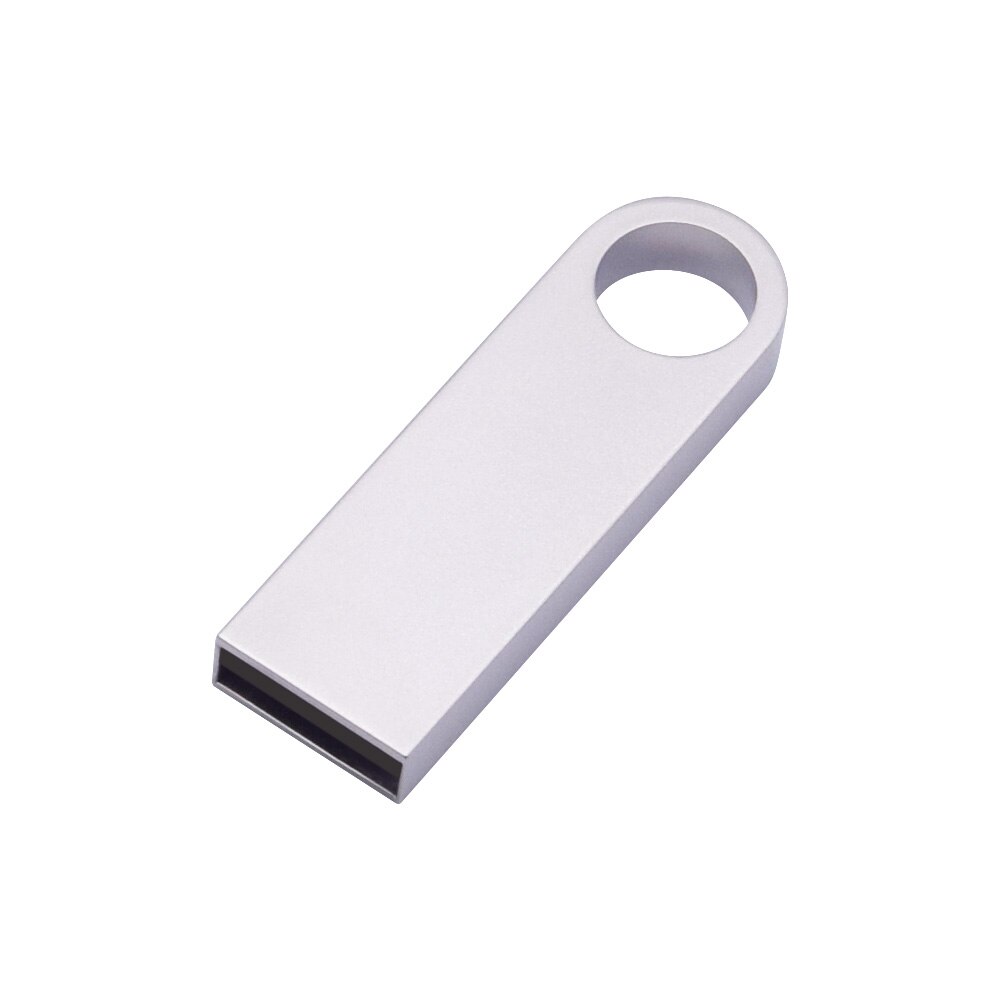 Portable Mini Metal Pen Drive 4GB 8GB 16GB 32GB 64GB USB Flash Drive Pendrive Flash Disk Memory Stick Usb Stick Drive Cle Usb: 1GB / silver