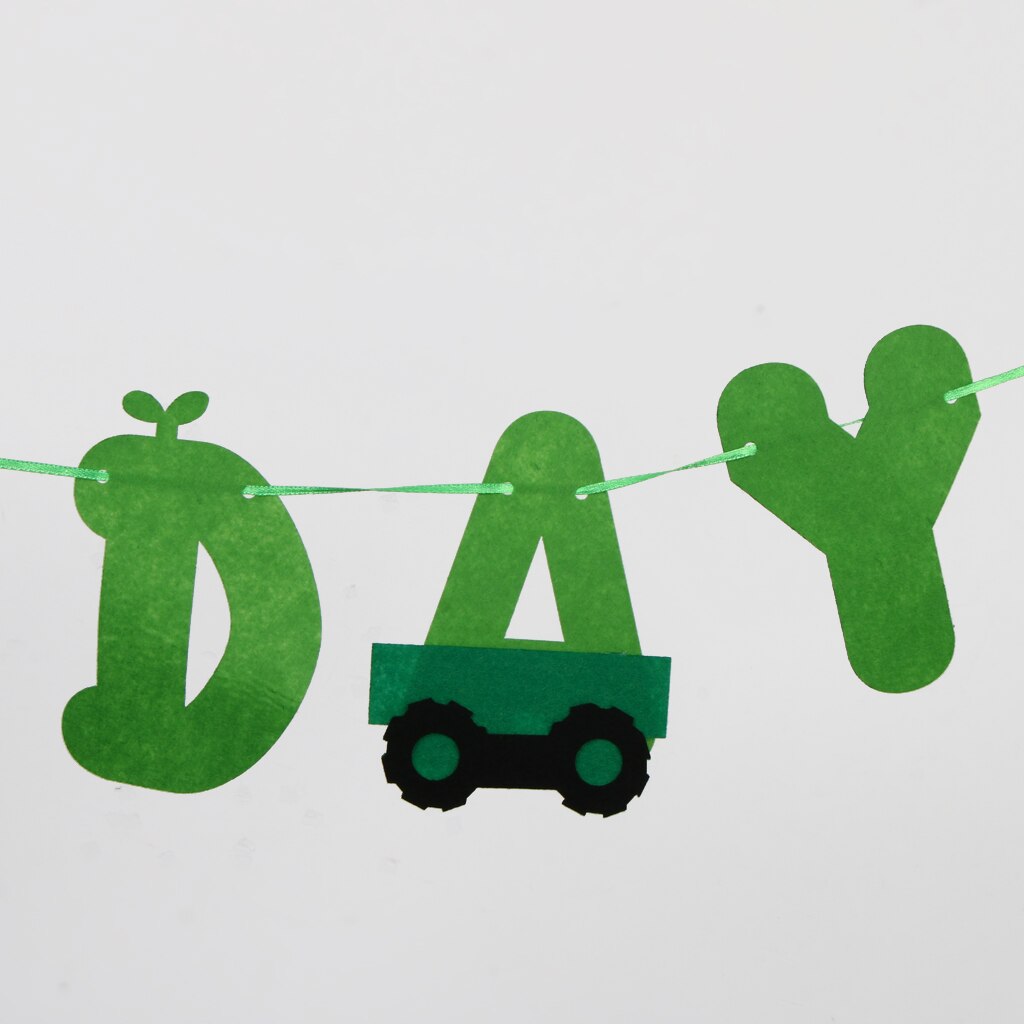 Tractor Time Hanging Decorations - 5 Count Farm Theme Party Swirls
