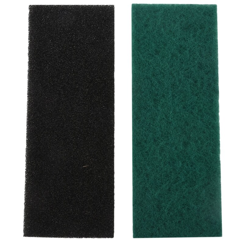 MY MIRONEY Ersatz-Schwammfilter 8 Stück – 4,8x7,6 Cm, 7-lagig, Für Aquarium & Fischzucht, Grün