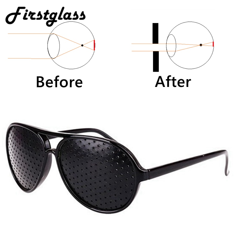 Pander sight protector pin hulbriller mænd forbedrer synet mod træthed nærsynethed briller læsning kvinder sort framen holesale