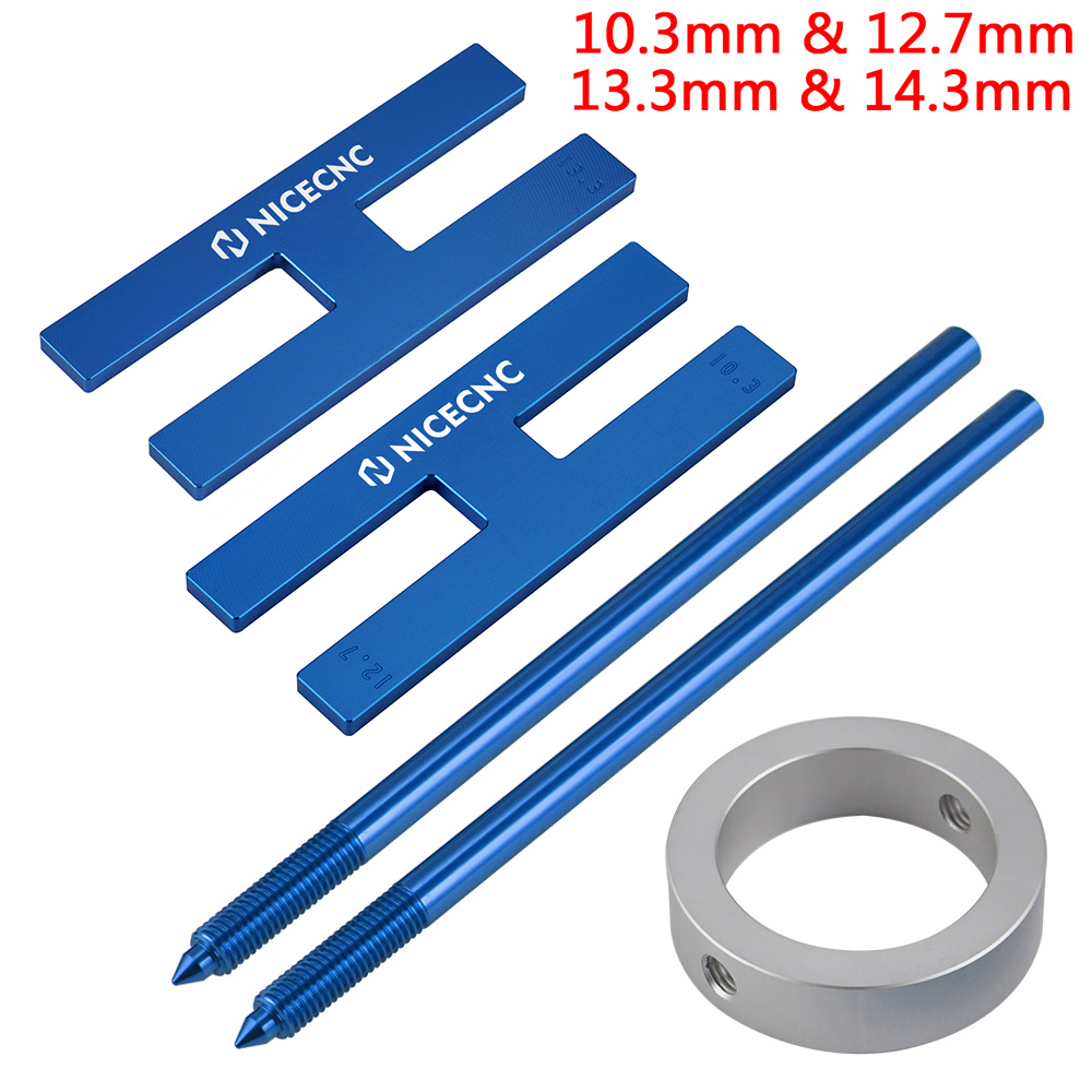 Herramienta Universal de sujeción de varilla amortiguadora de horquilla para motocicleta, herramienta de compresor de resorte de horquilla, herramienta de purga de horquilla de suspensión, Kit de reparación de horquilla: Verde