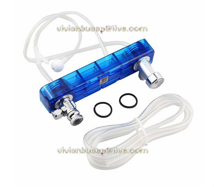 Sistema generador de CO2 para acuario, pecera de accesorio para D-501, Kit de equipo de CO2, difusor para tanque de plantas, verde/azul, DIY,