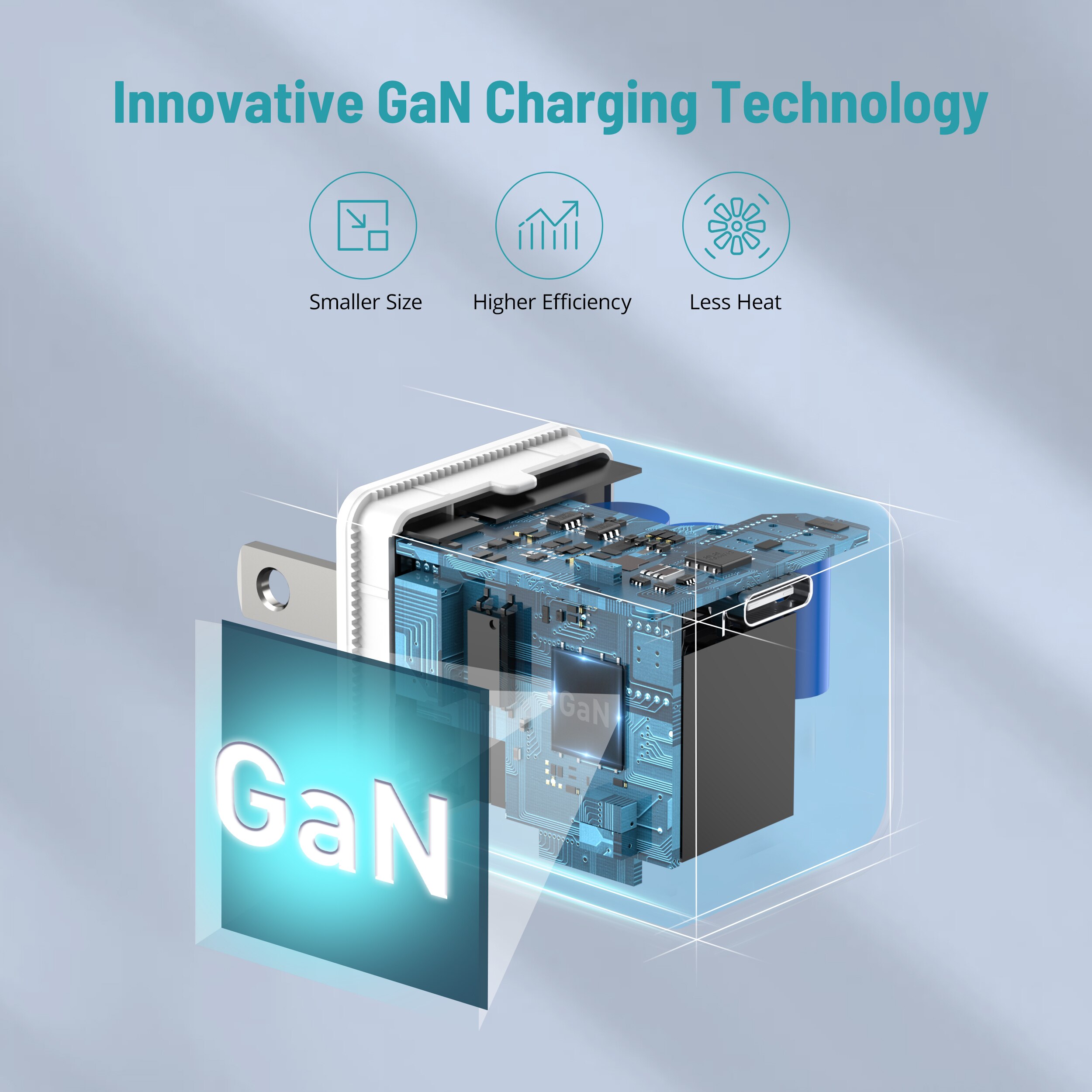 Wewatch wwc 30gn-02 30w gan schnellladegerät, mini-wandladegerät, usb-c  pd 3.0- fach usb-c netzteil, tragbares reiseladegerät für iphone