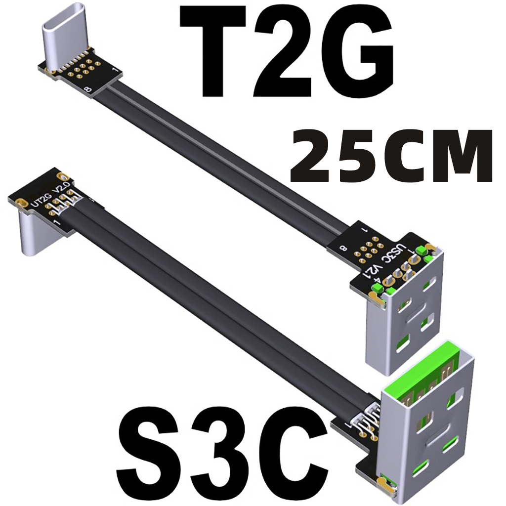 Usb 2.0 typ a till typ a förlängningskabel hane hona usb 2.0 förlängare typ-c anslutningssladd 90 ° vinklad strömförsörjningskabel datakabel: Svart / 1.8m