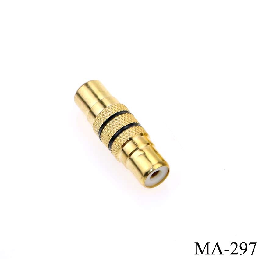 schnallen-buchse auf schnallen-buchse Audio- Video Kabel Jack Stecker Adapter Stecker RCA zu 2/3 RCA Jack: MA-297